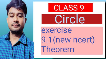 Class 9 circle exercise 9.1(new ncert Theorem #video #viral +