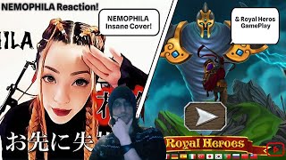 First Time Reaction to Hanabie Excuse Me Cover by NEMOPHILA & Royal Heroes Review!