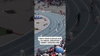 TWO 9 YEAR OLDS GO SUB 59 IN THE 400M🤯