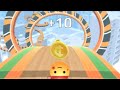 SKY ROLLING BALL 3D -All Levels (Levels 144-147)Gameplay IOS  .