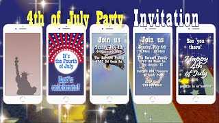 4th July Invitation