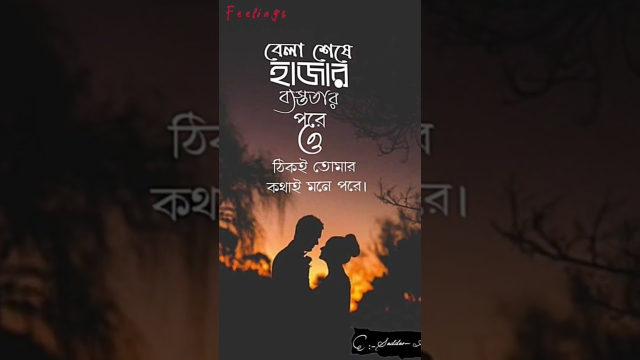 Bangla status ? sad status ? TikTok 2023 #shorts #sad #bengalisadstatus #bengali_love_status