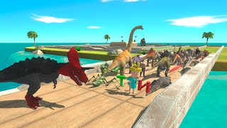 All Units Escape from Ultimasaurus - Animal Revolt Battle Simulator