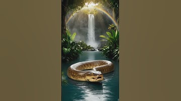 Python Hideout | Guard Python | giant python | Anaconda | wild forest #wildanimal #explore