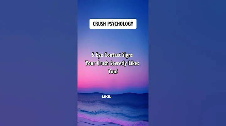 5 Eye Contact Signs Your Crush Secretly Likes You! Crush Psychology #shorts #psychologyfacts