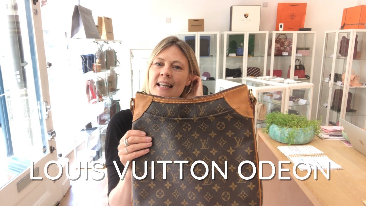 LOUIS VUITTON Monogram Odeon GM Shoulder Bag