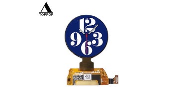 1.39 inch Round Watch AMOLED Display 1.4 inch 454*454 MIPI SPI Custom Capacitive Touch Panel 24 Pin