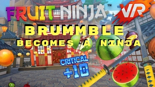 Sword Fighting Fruit in Virtual Reality | Fruit Ninja VR | (Gameplay Oculus Rift) screenshot 2
