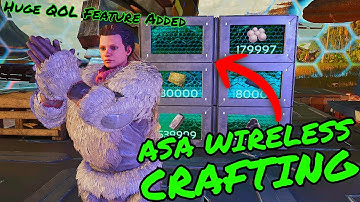 NEW WIRELESS CRAFTING Ark Survival Evolved UPDATE!!! Craft things anywhere!!!