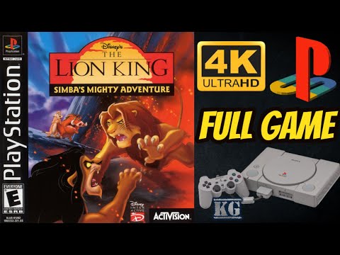 The Lion King: Simba's Mighty Adventure | PS1 | 4K60ᶠᵖˢ🔴| Longplay Walkthrough Full Movie Game