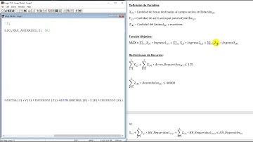 Solución en LINGO del Ejercicio 5 de Programación Lineal (Inversión Agropecuaria)
