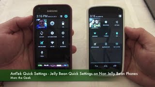 AntTek Quick Settings - Jelly Bean Quick Setting on Non Jelly Bean Phones screenshot 2