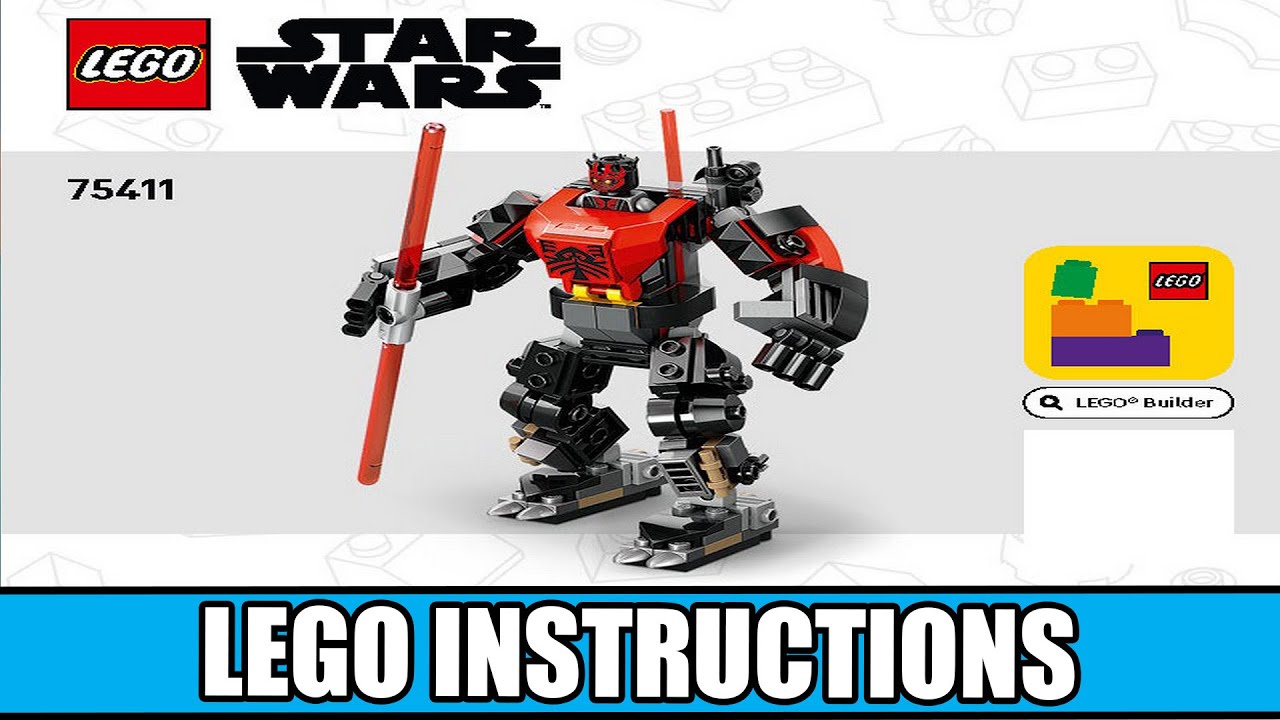 Star Wars - Darth Maul Mech - Mechs LEGO instructions