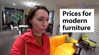 Review of prices for modern style furniture in China, Foshan. Part #1