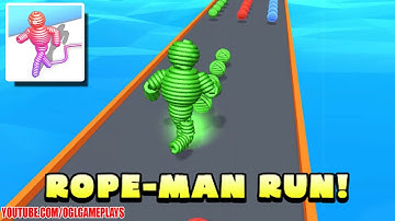 Rope-Man Run Gameplay - All Levels android ios Max Level #1