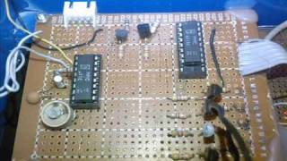 Digital LED Clock with CMOS I.C