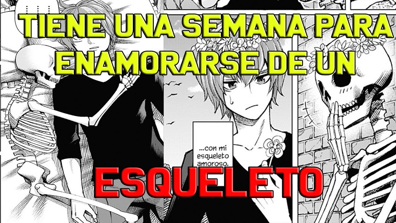 ¿PUEDES ENAMORARTE DE UN ESQUELETO? MANGA RESUMEN ONE SHOT