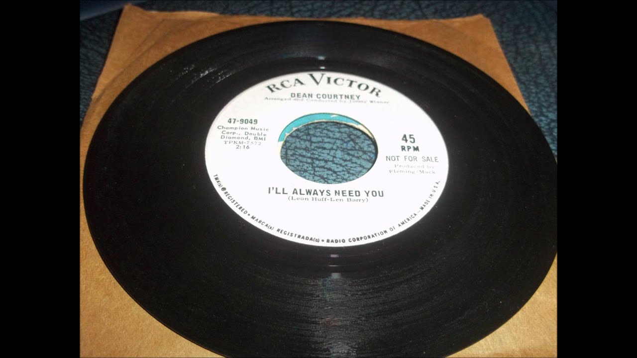 Watch Dean Courtney - I'll Always Need You on YouTube