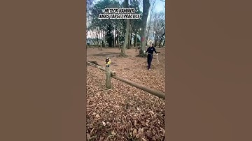 Meteor hammer target practice - TB to Xmas #target #meteorhammer #ropedart #流星錘