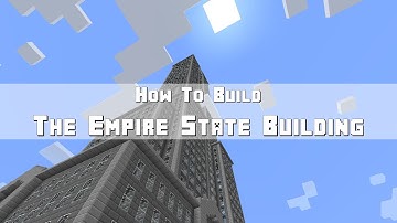 Minecraft: How To Build The Empire State Building (Skyscraper) Part 2 - Lower Section