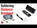 How to solder the Distance Sensor Breakout board for connecting electronics to MINDSTORMS