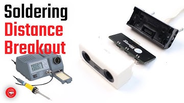 How to solder the Distance Sensor Breakout board for connecting electronics to MINDSTORMS