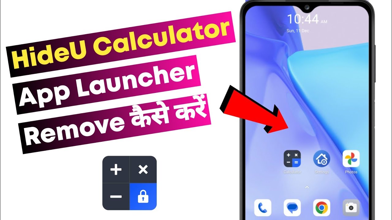 HideU Calculator Lock App Luncher Remove How To Remove Luncher In 