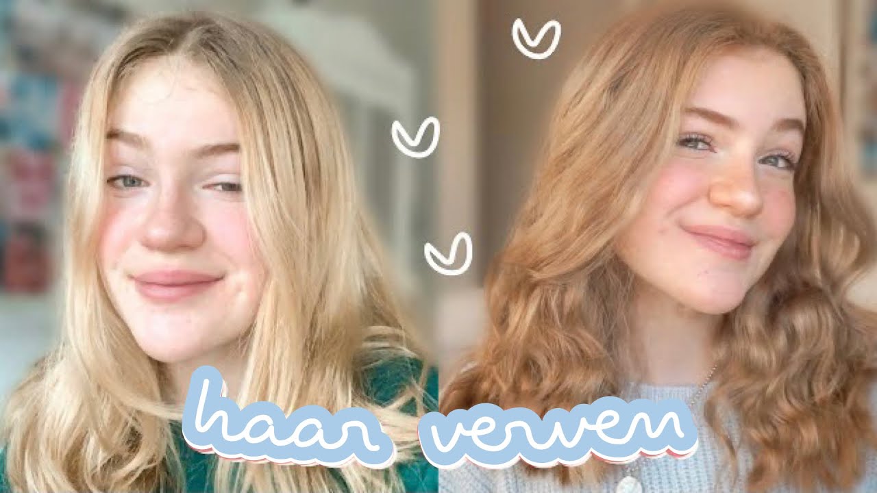 zelf m'n haar van licht verven - YouTube