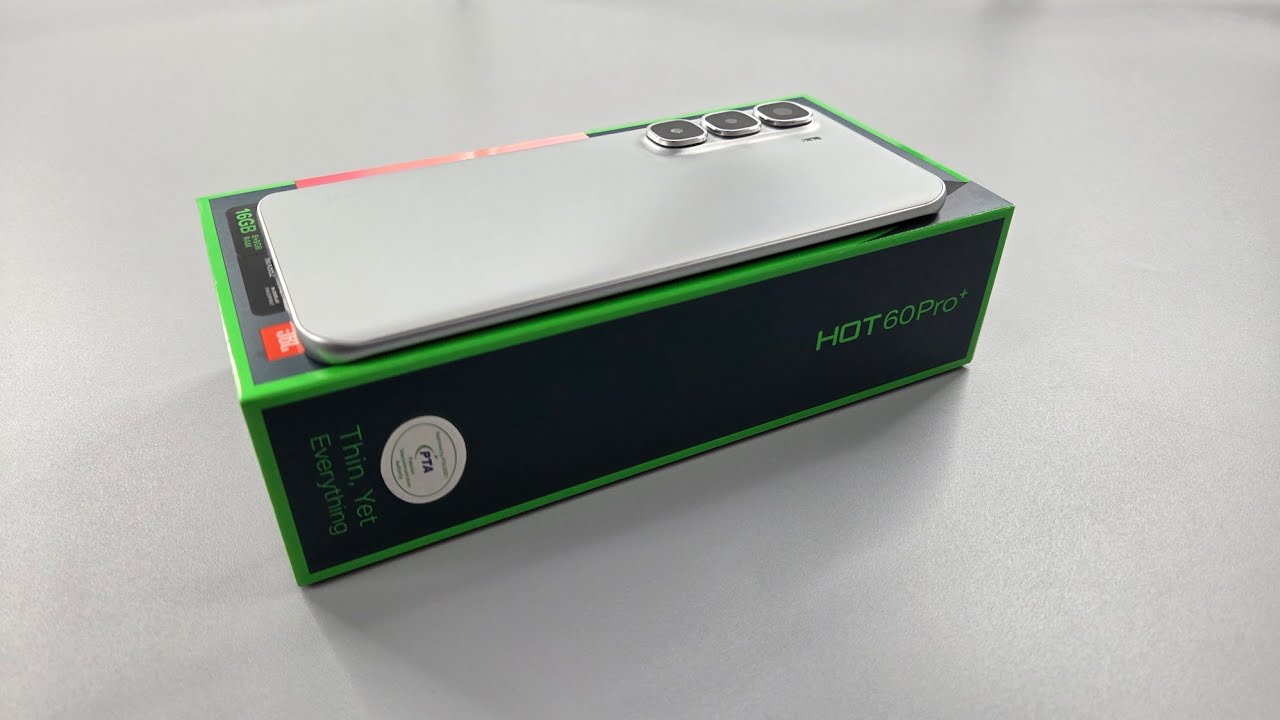 Infinix HOT 60 Pro Plus Unboxing & Camera Test | Titanium Silver Colour | Retail Unit 