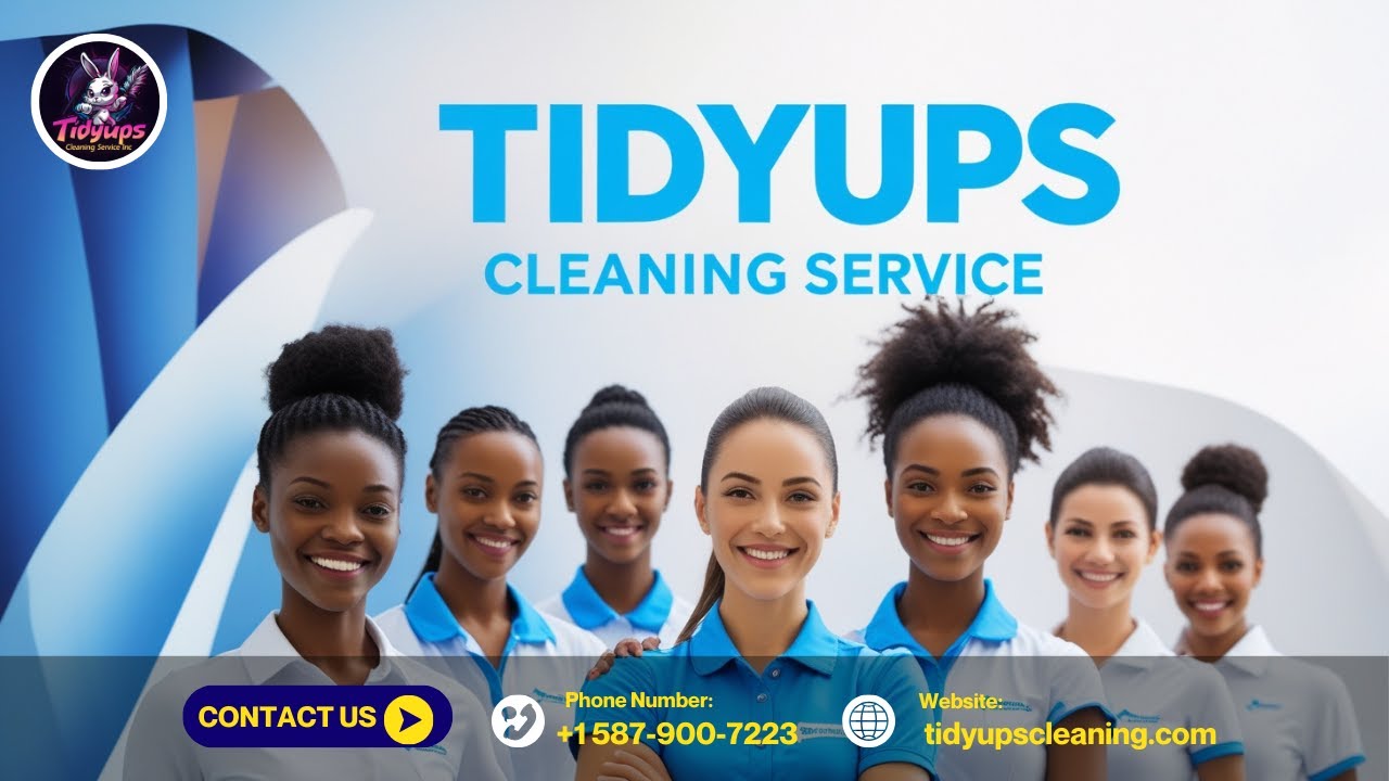 ✨ Tidyups Cleaning Service – Your Trusted Cleaning Experts in Edmonton! 🏡🏢