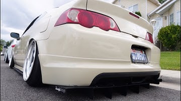 AGGRESSIVE REAR DIFFUSER INSTALL ON MY ACURA RSX