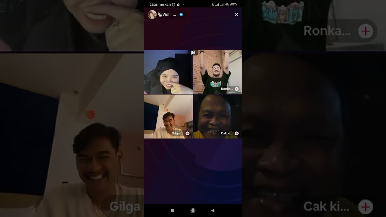 Live vidhia bersama Gilga,roni dan mbah kirun || bikin kekel || 22 okt 2023