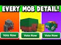 SNIFFER, RASCAL &amp; TUFF GOLEM! EVERY MINECRAFT LIVE MOB DETAIL! (Mob Vote 1.20)