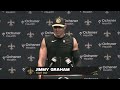 Jimmy Graham talks TD Celebration in Win | Saints-Panthers Postgame Interview | 2023 NFL Week 14