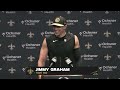 Jimmy Graham talks TD Celebration in Win | Saints-Panthers Postgame Interview | 2023 NFL Week 14