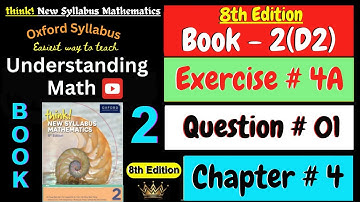 D2 Math Book Chapter 4 Exercise 4A Question 1 | Think New Syllabus Mathematics 8th Edition