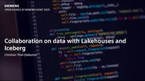 Collaboration on data with Lakehouses and Iceberg