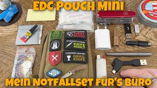 🚨 EDC Pouch Mini – Mein Notfallset für‘s Büro 🚨