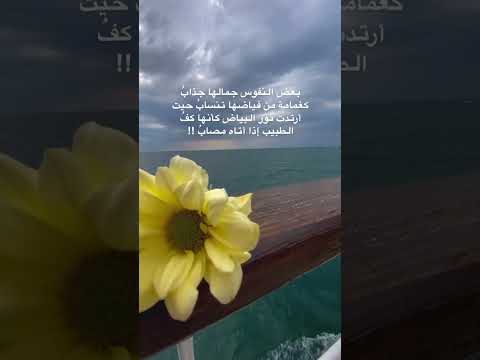 بعض النفوس جمالها جذاب كغمامة من فياضها تناسب حيت أرتدت نور البياض كأنها كف الطبيب إذا أتاه مصاب