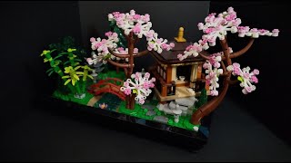 ASMR Construction LEGO Icons Tranquil Garden / Le jardin paisible set 10315 🍃🌸