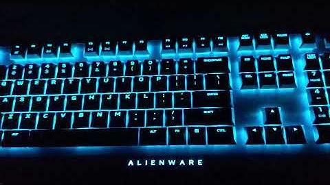 Unboxing: Alienware 510K Mechanical Keyboard
