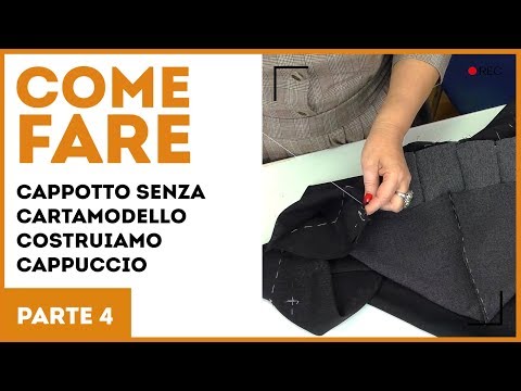 Come cucire cappotto senza cartamodello. Costruiamo il cappuccio. Parte 4.