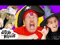 Halloween Spooky Party for Kids with Steve and Maggie | Monster Trick or Treat | Hit the Piñata