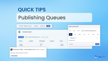 Automate Scheduling with Vista Social Publishing Queues