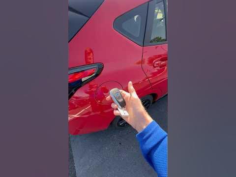 How to open a Subaru gas door? - YouTube