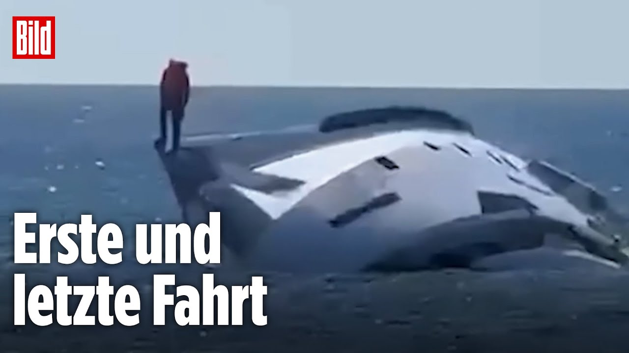 Türkei: Millionen-Jacht geht direkt beim Stapellauf unter