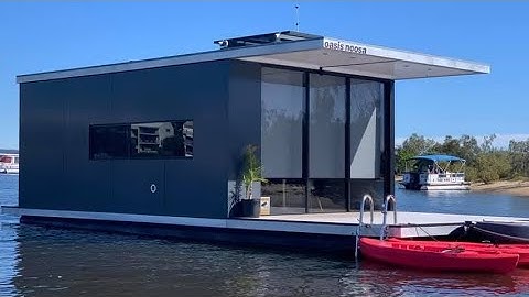 Extra large pontoon boat houseboat construction build your own house boat barge poly pontoons.