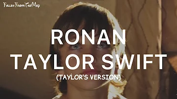 Taylor Swift - Ronan (Taylor's Version) (Lyrics)