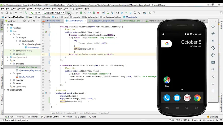 Android Studio: Problem of Long running on the UI Thread