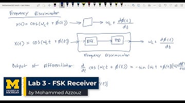07 | EECS 216 | Lab 3 Part 1 - Frequency Discriminator Circuit and Binary FSK | FSK Digital Receiver